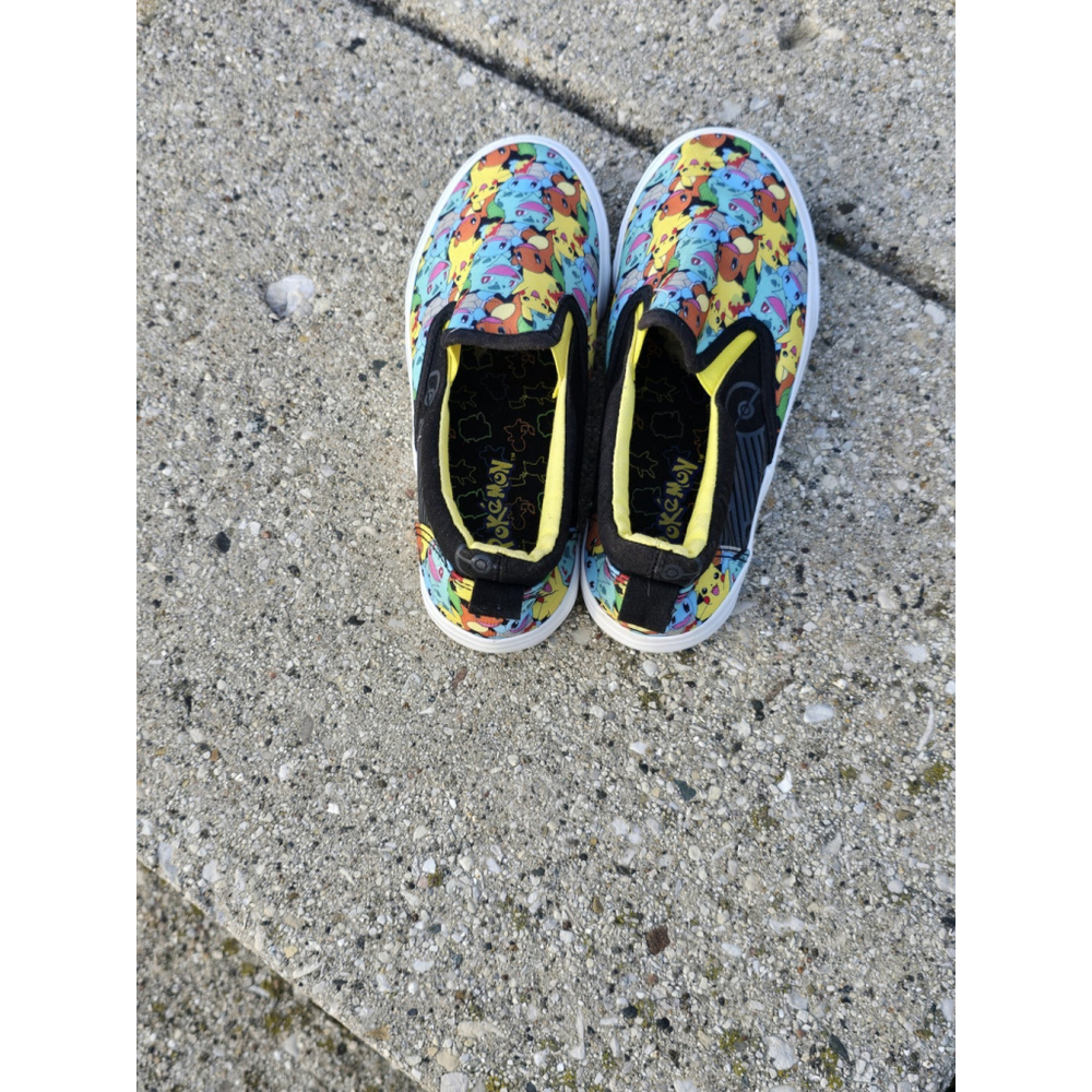 Pokemon Ground Up Canvas Slip-on Kids Shoes Sneakers Youth US Size 3. $25 obo - Picture 5 of 7